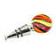 Bottle stopper flat - Cannes warm color - Murano Glass Drop Shape 