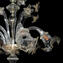 Венецианская люстра Gemma - Хрусталь и детали из золота - Классика - муранское стекло