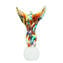 Nike - Varillas de plata y vidrio - Escultura de cristal de Murano