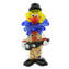 Clown mit Gitarre – mehrfarbig – Original Muranoglas OMG