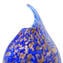 Blaue Vase mit Avventurin – Original Murano-Glas OMG