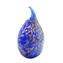 Blaue Vase mit Avventurin – Original Murano-Glas OMG