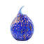 Blaue Vase mit Avventurin – Original Murano-Glas OMG