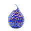 Blaue Vase mit Avventurin – Original Murano-Glas OMG