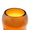 مزهرية فندي - مجموعة ريالتو - ورق الذهب والعنبر - زجاج مورانو الأصلي OMG