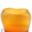 مزهرية لوريس - مجموعة ريالتو - ورق الذهب والعنبر - زجاج مورانو الأصلي OMG