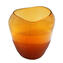 Loris 花瓶 - Rialto 系列 - 金箔和琥珀 - 原始穆拉諾玻璃 OMG