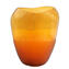 Loris Vase - Rialto collection - Gold leaf and Amber - Original Murano Glass OMG