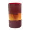 Sirio 花瓶 - Rialto 系列 - 紅寶石和金箔 - 原創穆拉諾玻璃 OMG