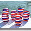 Set of 6 glasses Liberty - Tumblers  - Original Murano Glass OMG