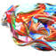 Lagune Sombrero - Bol Multicolore - Verre de Murano Original