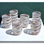 6 Bicchieri Goto Helix - Bianco - Vetro di Murano Originale OMG