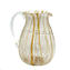 Pitcher strips and silver leaf - Original Murano Glass OMG