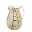 Pitcher strips and silver leaf - Original Murano Glass OMG