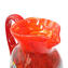 Pitcher Napoli - Red and millefiori - Original Murano Glass