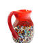 Caraffa Napoli Rossa con murrine - Vetro soffiato - Vetro di Murano