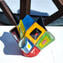 Centro de mesa - Mondrian - A - Cristal de Murano original OMG