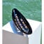 Sandalo black boat - Centerpiece Battuto - Original Murano Glass OMG