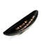 Sandalo black boat - Centerpiece Battuto - Original Murano Glass OMG