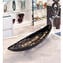 Sandalo black boat - Centerpiece Battuto - Original Murano Glass OMG