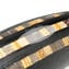 Sandalo black boat - Centerpiece Battuto - Original Murano Glass OMG