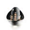 Sandalo black boat - Centerpiece Battuto - Original Murano Glass OMG