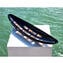 Sandalo black boat - Centerpiece Battuto - Original Murano Glass OMG