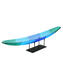 Sandalo blue boat - Centerpiece Battuto - Original Murano Glass OMG