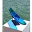 Sandalo blue boat - Centerpiece Battuto - Original Murano Glass OMG