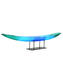 Sandalo blue boat - Centerpiece Battuto - Original Murano Glass OMG