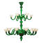 Lampadario Imperiale Firenze - Liberty - Murano Glass - 12 + 6 luci