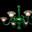 Lampadario Imperiale Firenze - Liberty - Murano Glass - 12 + 6 luci