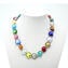 Parure Marlen - Perle con foglia argento -  Multicolor - Vetro di Murano