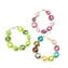 Parure Marlen - Perle con foglia argento -  Multicolor - Vetro di Murano