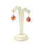 Parure Marlen - Beads with gold leaf - Red - Murano glass