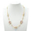 Collana Emily - Con perle oro e murrine rosa - Vetro di Murano Originale OMG