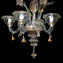 Applique cadoro 3 + 2 luci - Oro - Murano Glass