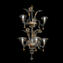Applique cadoro 3 + 2 luci - Oro - Murano Glass