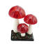 Tre funghi - Ovolo malefico - Lavorate a Lume - Original Murano Glass OMG