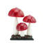 Tre funghi - Ovolo malefico - Lavorate a Lume - Original Murano Glass OMG