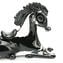Cheval au repos - Verre de Murano original OMG