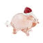 Lovely Christmas pig - Original Murano glass OMG
