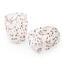 Set di 6 Bicchieri Rosa - Arlecchino - Vetro di Murano Originale OMG