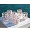 Set di 6 Bicchieri Rosa - Arlecchino - Vetro di Murano Originale OMG