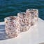 Set di 6 Bicchieri Rosa - Arlecchino - Vetro di Murano Originale OMG