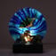 Fish Scultpure Sommerso com lâmpada led - Vidro Murano original omg