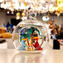 Weihnachtskugel mit Krippe - Original Murano Glas OMG