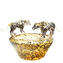 Exklusiver Tafelaufsatz mit zwei Tigern - Original Murano Glas OMG