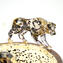 Exklusiver Tafelaufsatz mit zwei Tigern - Original Murano Glas OMG