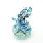 Hellblauer Oktopus auf Glassockel - Original Murano Glass OMG